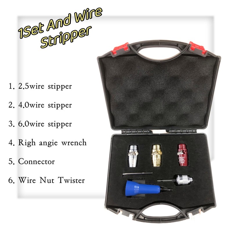 Wire Stripping and Twisting Tool, Electric Wire Stripper for Power