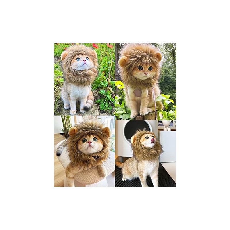 Lion Mane Wig for Dog and Cat Costume