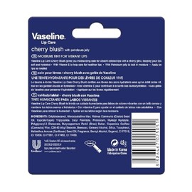 Vaseline - Bálsamo para Labios, Lip Therapy Cherry Blush Hidratación y Protección 48 hrs 4.8g