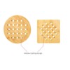 Natural Bamboo Ceramic Pot Tray Heat Bowls Insulation pad, Durable