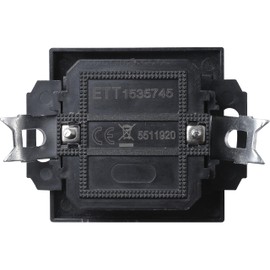 MCPOWER TAE-NFN Connection Box | FLAIR | Flush-Mounted Anthracite 3x 6-Pin for NTBA, DSL Splitter, Answering Machine, Modems and Charge Indicator, Telephone