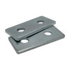 10 Pack - 2 Hole, Flat Plate Connector Bracket for
