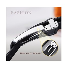 Kira Sutsu Men Genuine Leather Dress Belt 1.3" Single Prong Zinc Alloy Buckle