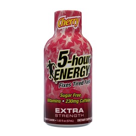 5-Hour Energy Extra Strength Shots Cherry Flavor, 30 Count (1.93 fl oz)
