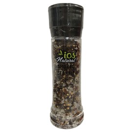 IOS Natural Variety Sea Salt with Grinder (Smoked Chili Sea Salt)