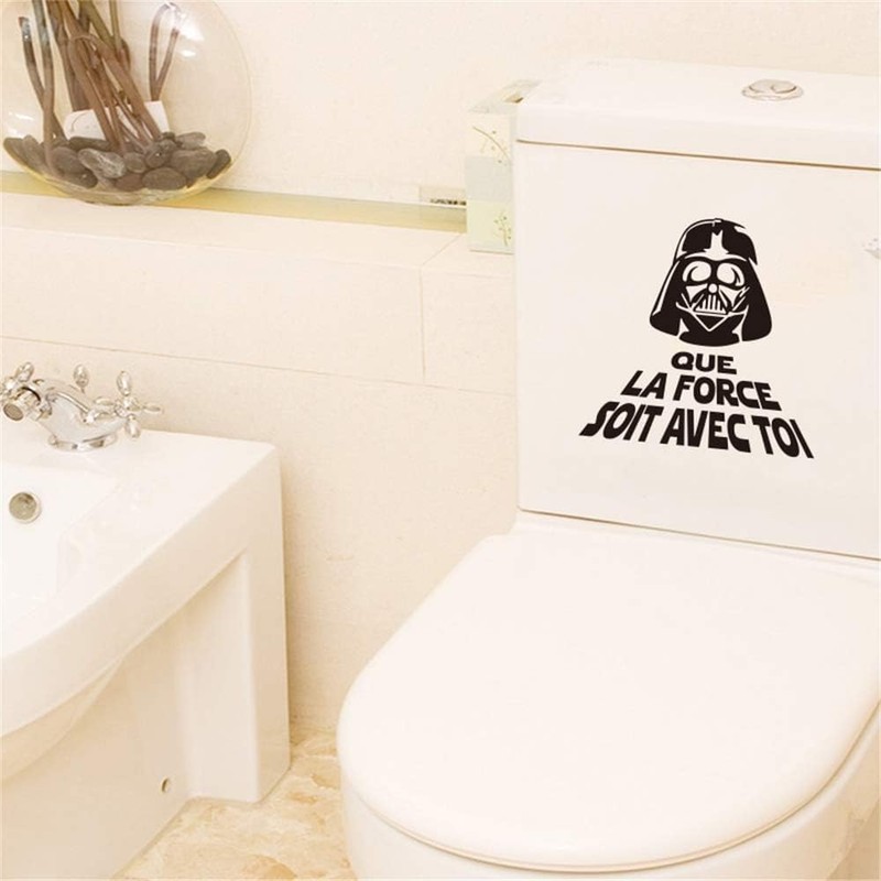 Que la Force Toilet Sticker for Toilet (19 x 20