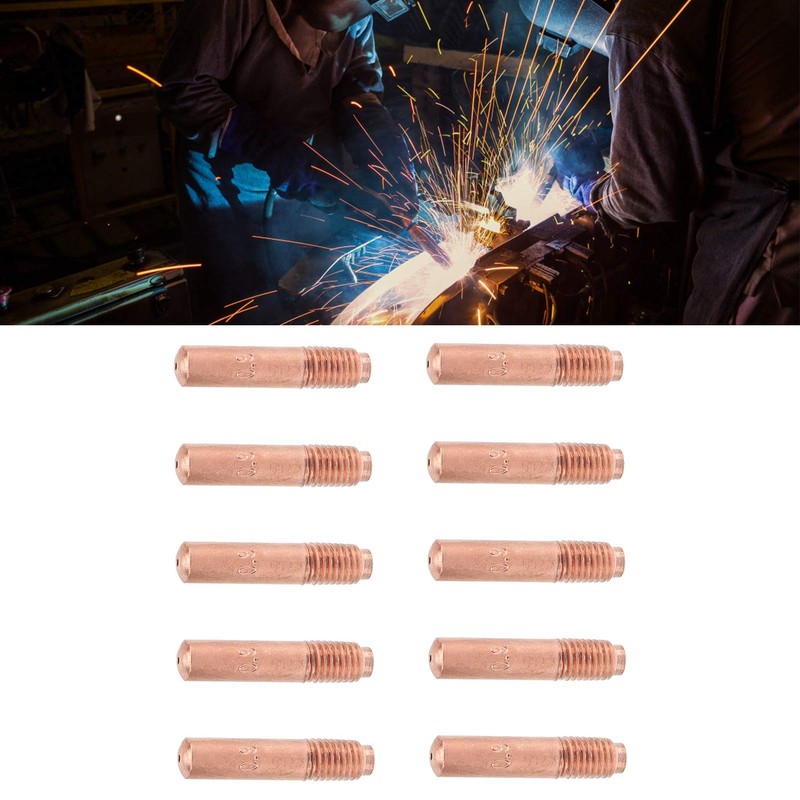 MIG Welding Contact Tip, 0.9mm Conductive Nozzles Small Accessories 10PCS