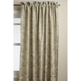 LORRAINE HOME FASHIONS Floral Lustre 52-inch x 63-inch Tailored Panel, Sage