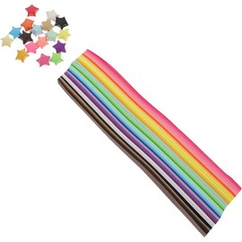 TOYANDONA 540 Tiras De Papel Para Estrellas De Origami Tiras De Papel Estrella Para Manualidades Diy Decorativo Para Hacer Estrellas Decoración Navideña Regalos Y Proyectos Escolares