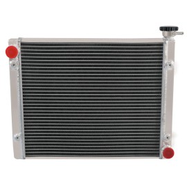 GTGMOTO Aluminum Radiator for 2014~2019 Polaris RZR 900 RZR XP 1000 RZR S 1000 EPS 2016Radiator Processing: Aluminum Brazed