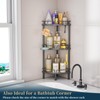 Consumest Corner Shower Caddy Stand - 3 Tier Shower Organizer