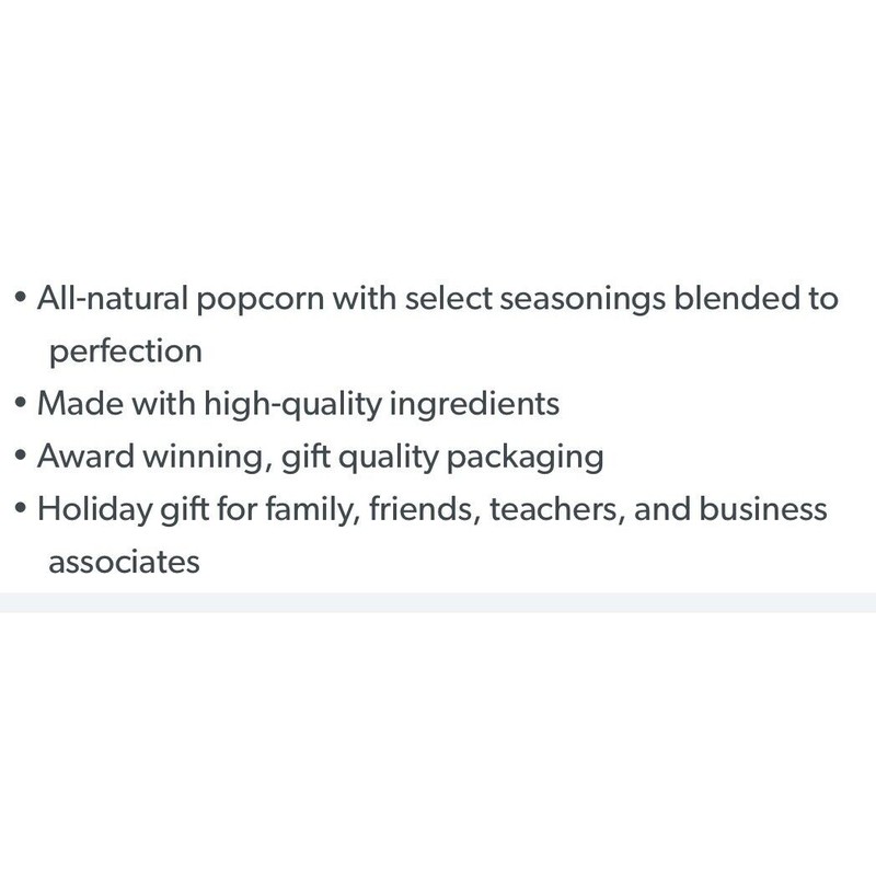 Danielle's 2 Pack Of Snowy White Chocolate Popcorn (8 oz.)