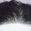 Mens Toupee Real Human Hair Replacement System Full PU Mens