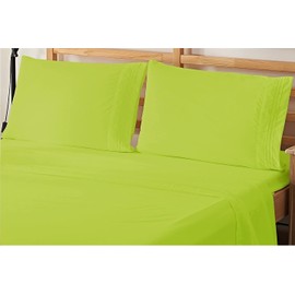 Elegante y lujoso juego sábanas de 4 piezas de 1500 hilos de algodón egipcio de calidad sin arrugas, hipoalergénico, 22 colores disponibles, tamaños  