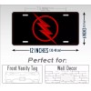 SignsAndTagsOnline.com Black And Red Lightning Flash License Plate