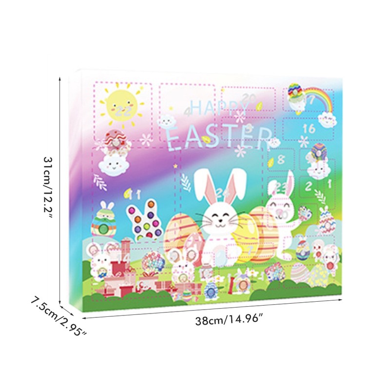 Easter Countdown Calendar Gift Box Advent Calendar DIY Vent Decompression