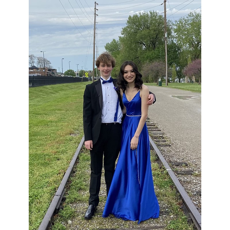 Alizeal Men's Y-Back Adjustable Suspender and Bowtie Set, Dark Green