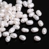 Natural Rice Freshwater Pearl Beads 2-3mm White Loose Pearls, 0.5mm