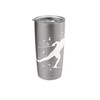 Biathlete Nordic Skiing Biathlon Stainless Steel Insulated Tumbler