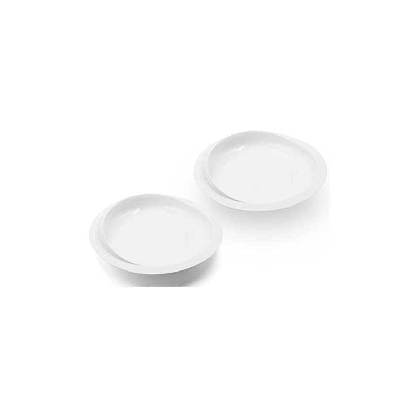 KMINA Non Slip Plate for Disabled, Eating Aid with Suction