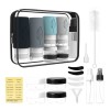 19 Botellas De Kit De Viaje Portátiles Contenedores Silicona