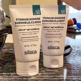 Silisca Siliska Sunscreen Sunblock Classic 80ml+80ml+Sample Set Light 80ml+Classic 80ml+Sample Set / 실리스카 선크림 선블록 클래식 80ml+80ml+샘플세트 라이트 80ml+클래식 80ml+샘플세트
