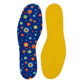 Bama Soft Step Kids Shoe Insoles - Shock-Absorbing Children's for Optimal Comfort Breathable Inserts for Air Circulation Cuttable Trim-to-Size Soles for Child 1 Pair - UK 6/3 Kids - 23/35 EUR