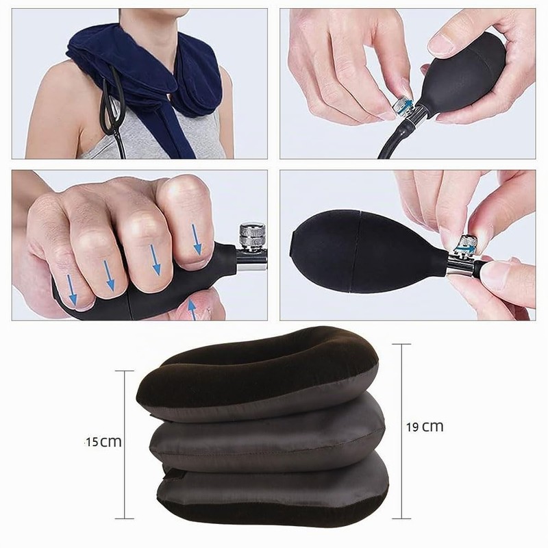 KARELLS Cervical Neck Traction Device, Neck Support, Neck Massager, Neck