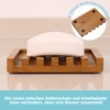 HTB Wooden Soap Dish, Teak Wood Soap Dish Soap Saver