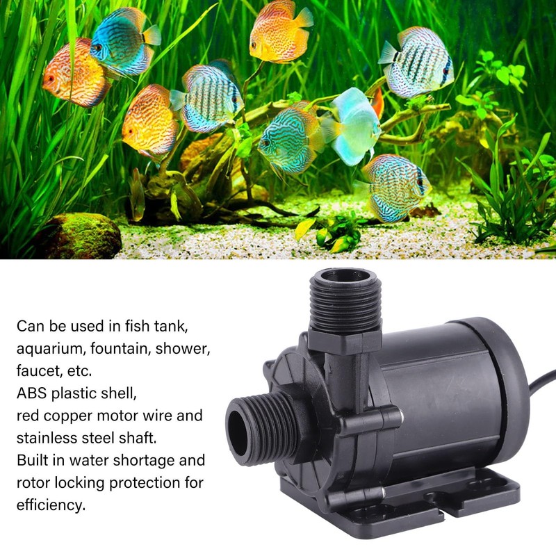 Booster Pump Brushless Motor Low Noise DC 12V 30W 700L/H