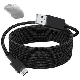 Zosvoses Micro USB Charging Cable Compatible with Alienware Wired/Wireless Gaming Mouse 610M, AW610M, 310M, Mouse Charging Cable, 6.6ft
