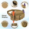 Metal Detecting Waist Bag with Kettle Sleeve Elastic Net，Portable Find