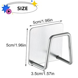 Goxfaca Sink Sponge Holder for Kitchen – Stainless Steel Sponge Caddy for Sink – Sink Organizer for Kitchen – Durable & Rust-Resistant (1pcs)