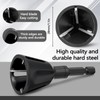 BangBoom Black Zinc Alloy Deburring External Chamfer Tool, 3/16"-1" (5mm-25mm)