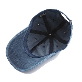 N-KONGJIAN Cotton Baseball Cap Hat for Men Women, Adjustable Hat, Quick Drying Sun Hats, UV Protection Sport Cap （Blue）