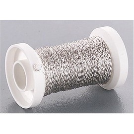 KnorrPrandell 6482902 - Draht Bouillon-Effektdraht silber, 50 meter/Rolle/2 mm