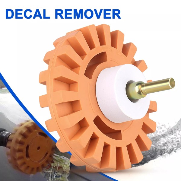 TSUINZ Car Decal Remover Rubber Eraser Wheel Tool for Drill