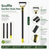 Scuffle Garden Hula Hoe for Weeding – Push-Pull Stirrup Weeder