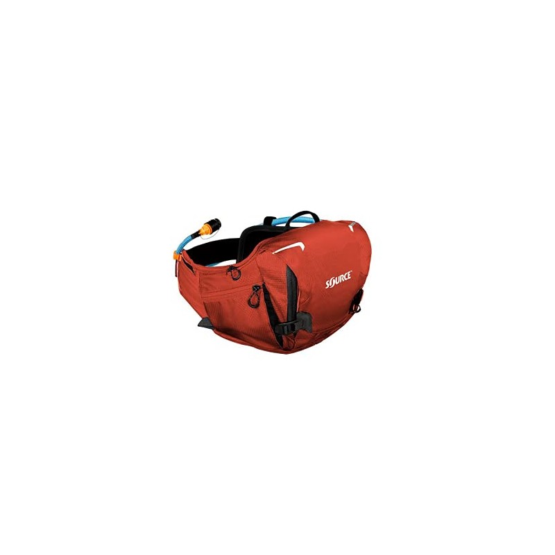 Source Hipster Ultra Hydration 1.5L + 3.5L Waist Bag, Chilli