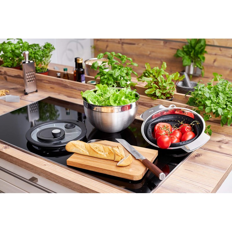 RÖSLE Colander Foldable, High-Quality Colander for Vegetables, Salads or