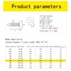 M6-1 x 55mm Button Head Socket Cap Screws,Allen Socket Drive,Stainless