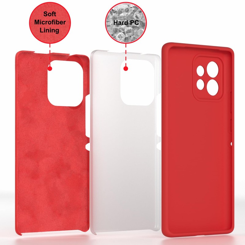 NUIMADL Moto Edge+ 2023 5G Case, Soft Liquid Silicone Protective