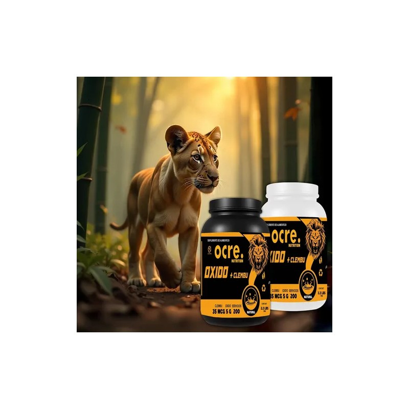 Óxido Nítrico + Clembuterol Ocre Nutrition 1 Kg Pre-entreno