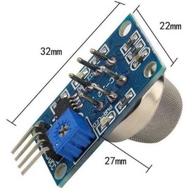 MQ-135 Air Quality Sensor - Multi-Gas Detector for Indoor Pollution Monitoring, Home/Office/Workshop Air Safety Module