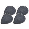 The Face Shop Daily Beauty Tools Charcoal Konjac Cleansing Puff, 4 pieces / 더페이스샵 데일리 뷰티툴즈 숯곤약 클렌징 퍼프, 4개