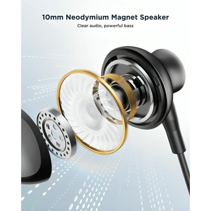 Joyroom Metal wired earphones JR-EC07