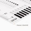 HARFINGTON High Precision SEC Size Estimation Chart 80mm Covered Transparency