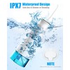 Nicefeel Hilo de agua inalámbrico, irrigador oral portátil para limpieza