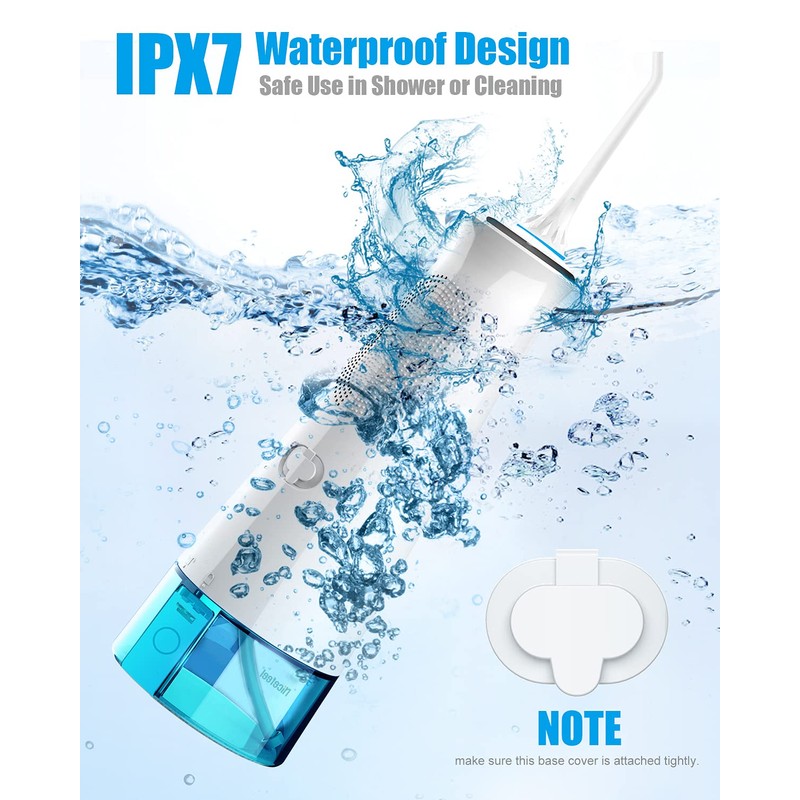 Nicefeel Hilo de agua inalámbrico, irrigador oral portátil para limpieza