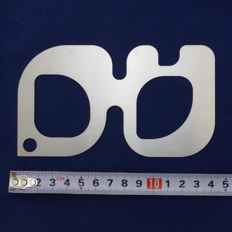 TNBF Metal Ruler R Funnel Cutting Leather Leather Processing Tool